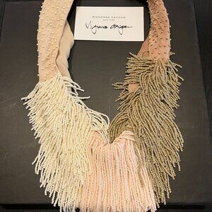 Mignonne Gavigan beaded scarf necklace
